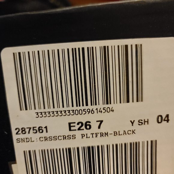 Black Colin Stuart Snake Print Platform Heels - Women's size 7 - Picture 3 of 10